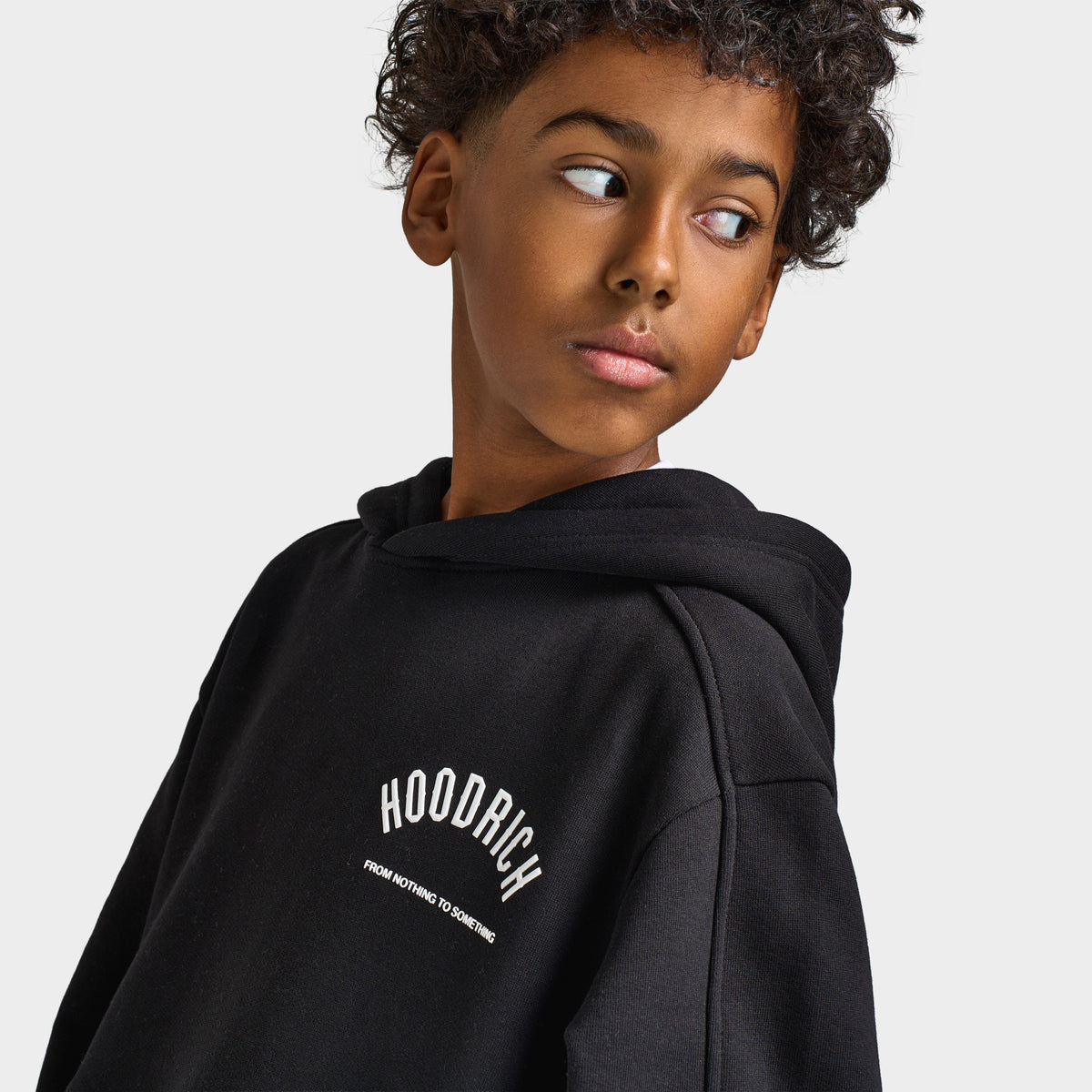 Hoodrich Junior Drax Chandail à Capuchon Surdimensionné / Noir