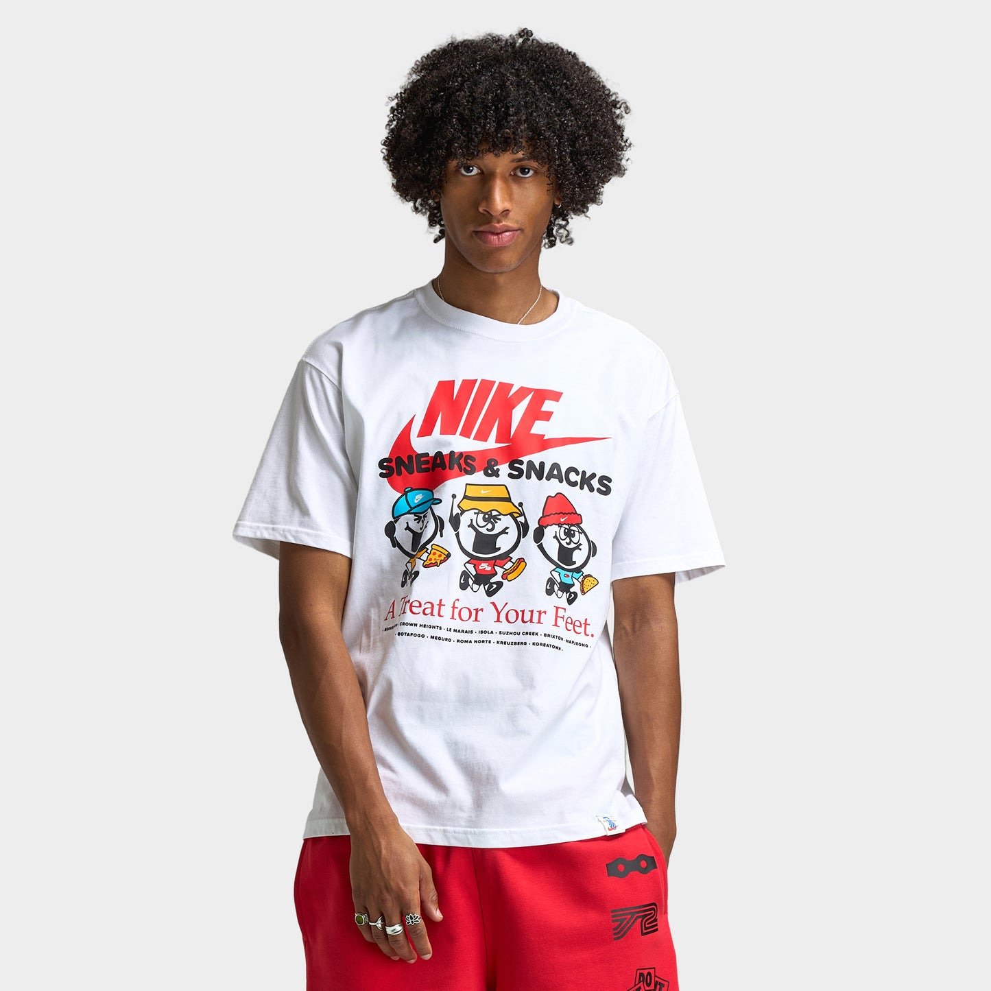 Nike Sportswear Sole Food Graphic T-Shirt / White