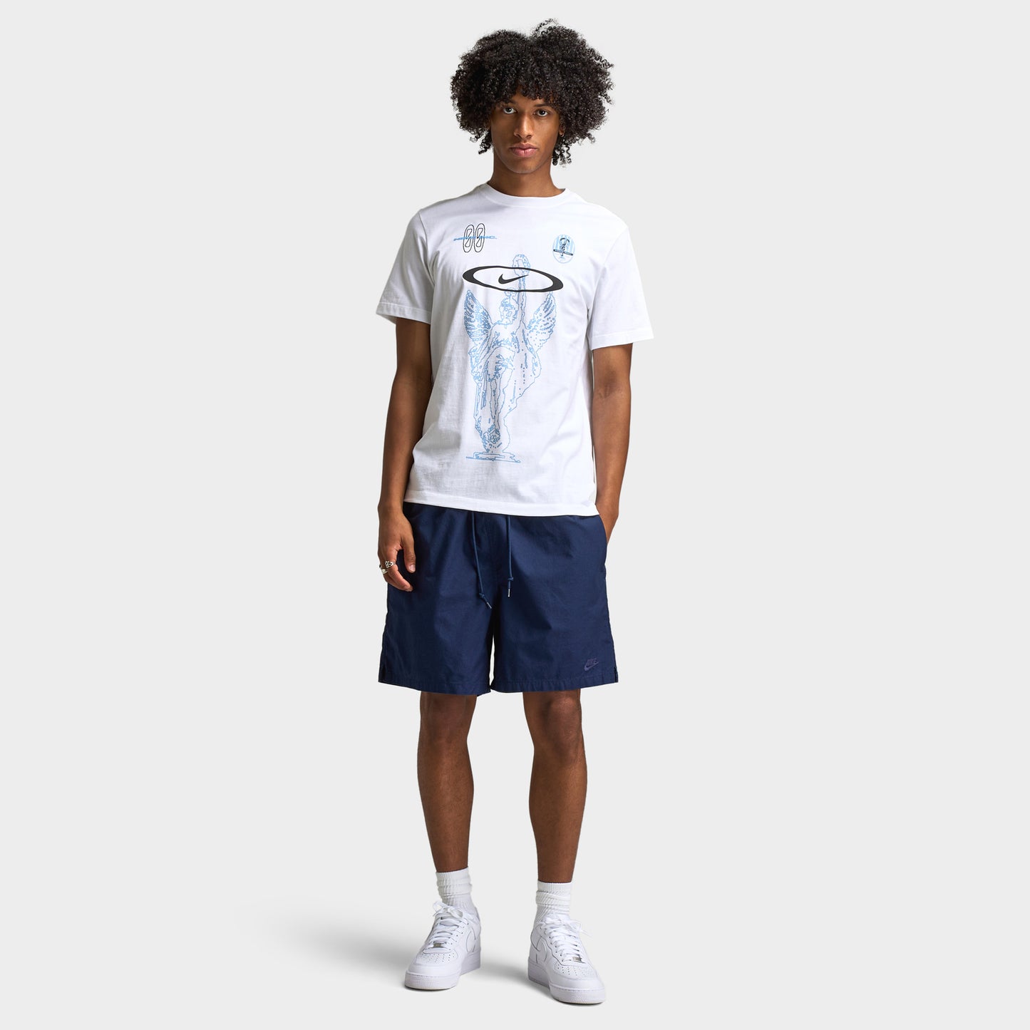 Nike Club Washed Flow Shorts Obsidian / Obsidian