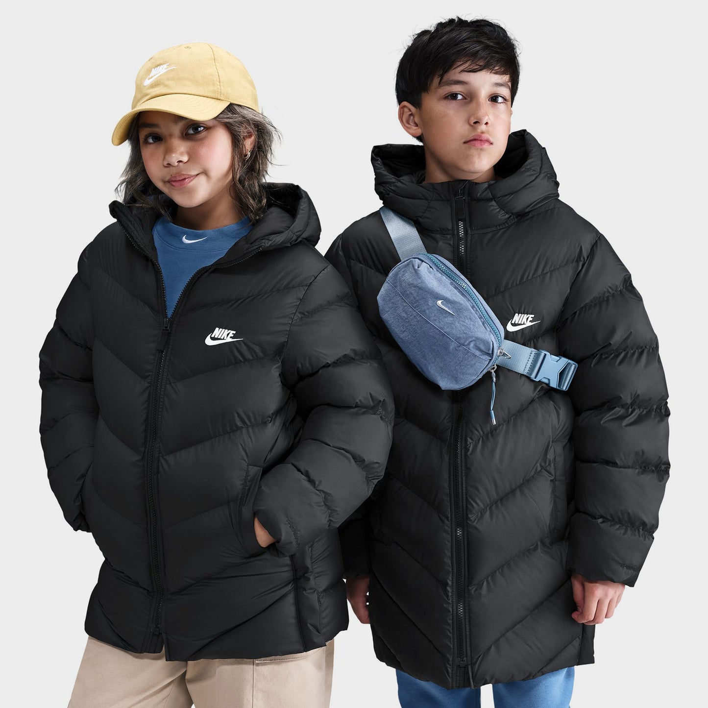 Nike Sportswear Juniors' ADP Therma-FIT Puffer Jacket Black / White