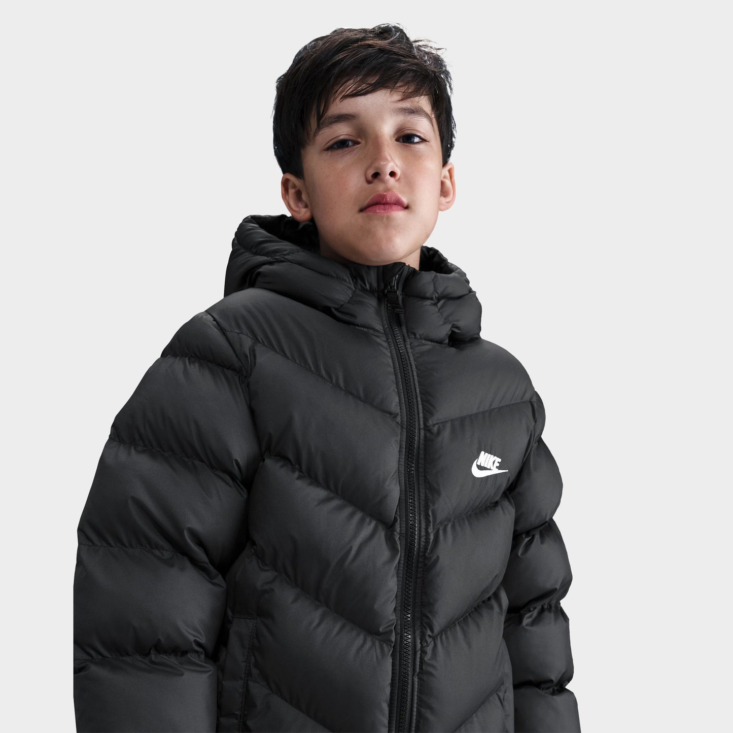 Nike Sportswear Juniors' ADP Therma-FIT Puffer Jacket Black / White