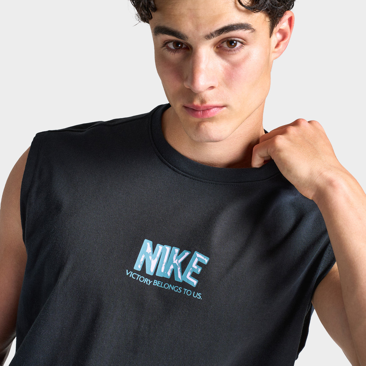 Nike Sleeveless Fitness T-Shirt / Black | JD Sports