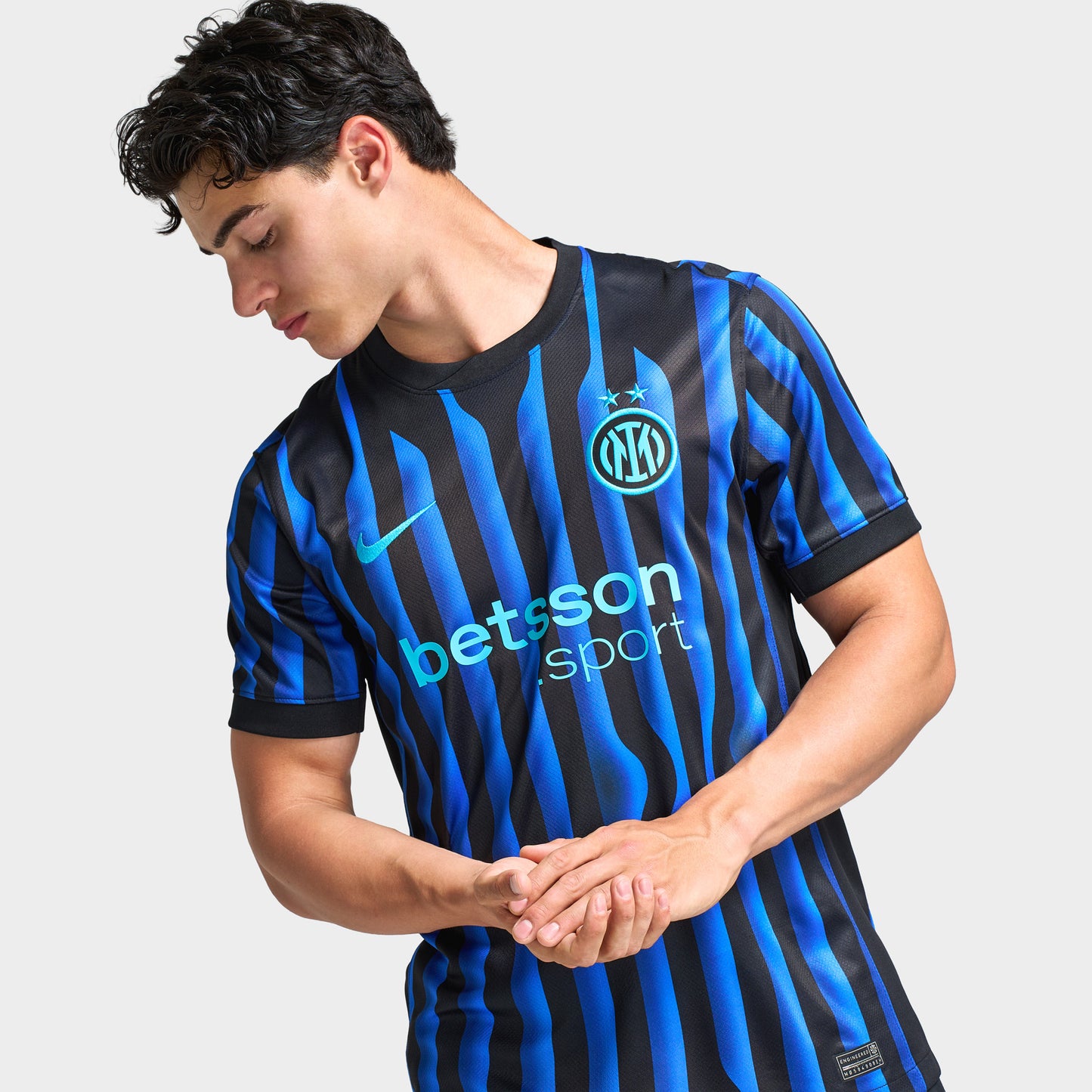 Nike Dri-FIT Inter Milan Home Replica Jersey Lyon Blue / Black - Chlorine Blue