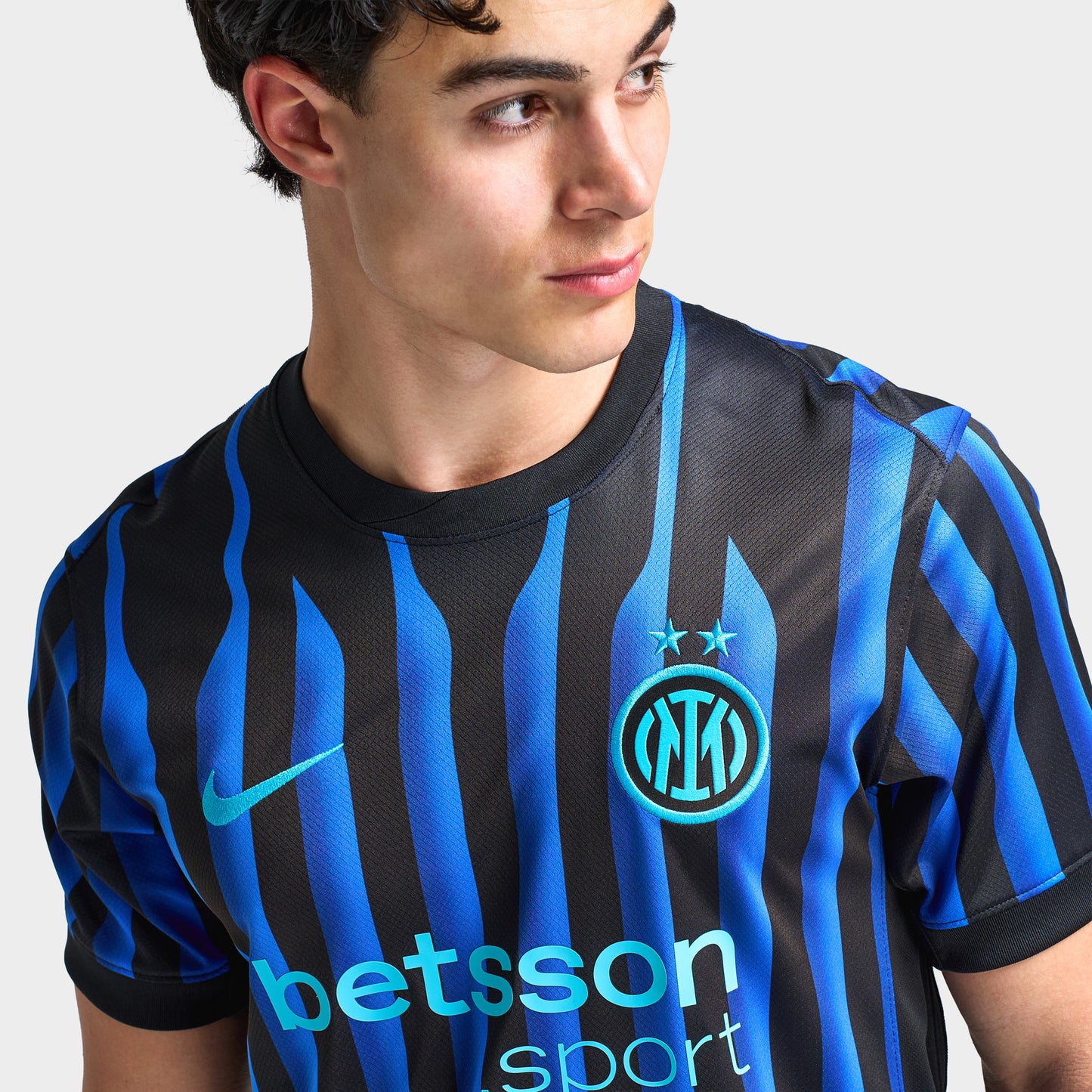 Nike Dri-FIT Inter Milan Home Replica Jersey Lyon Blue / Black - Chlorine Blue