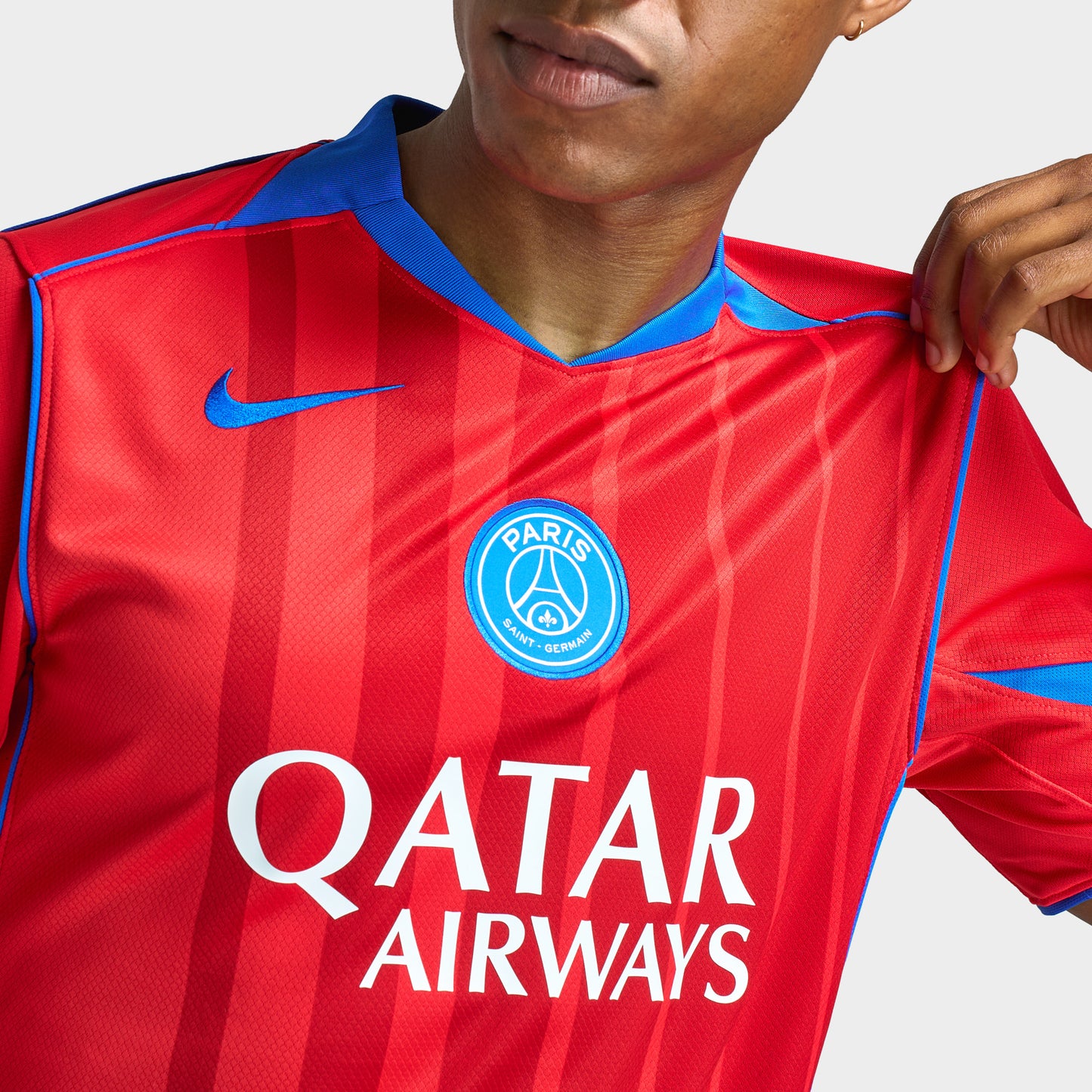 Nike PSG Stad 3R Dri-FIT Jersey Global Red / Sport Red - Hyper Royal