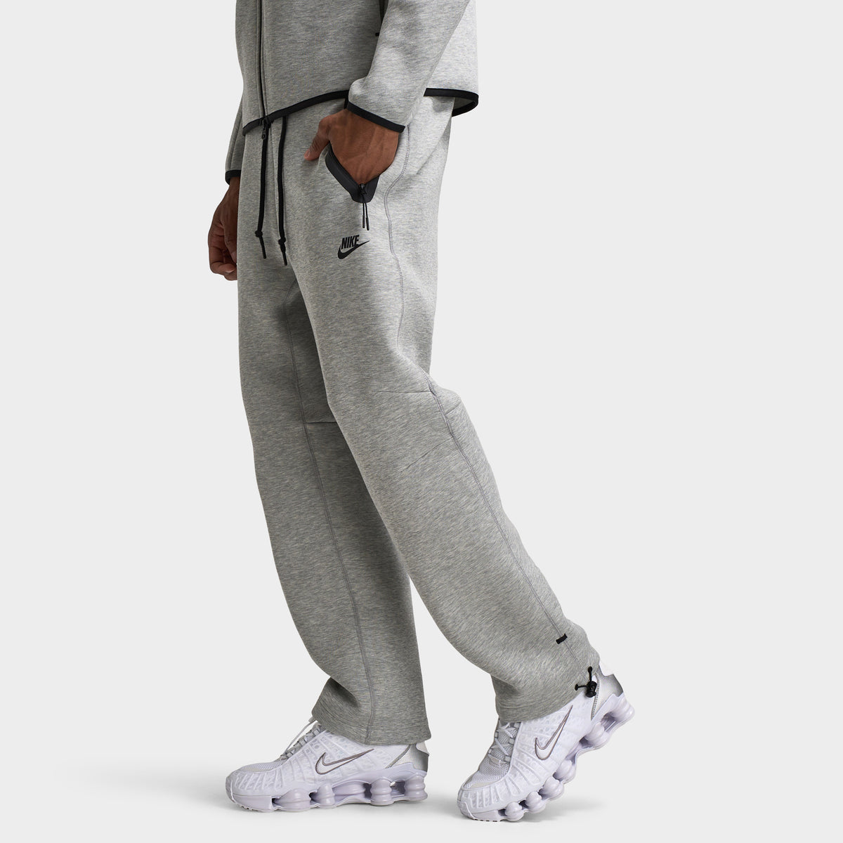 mens nike open hem joggers