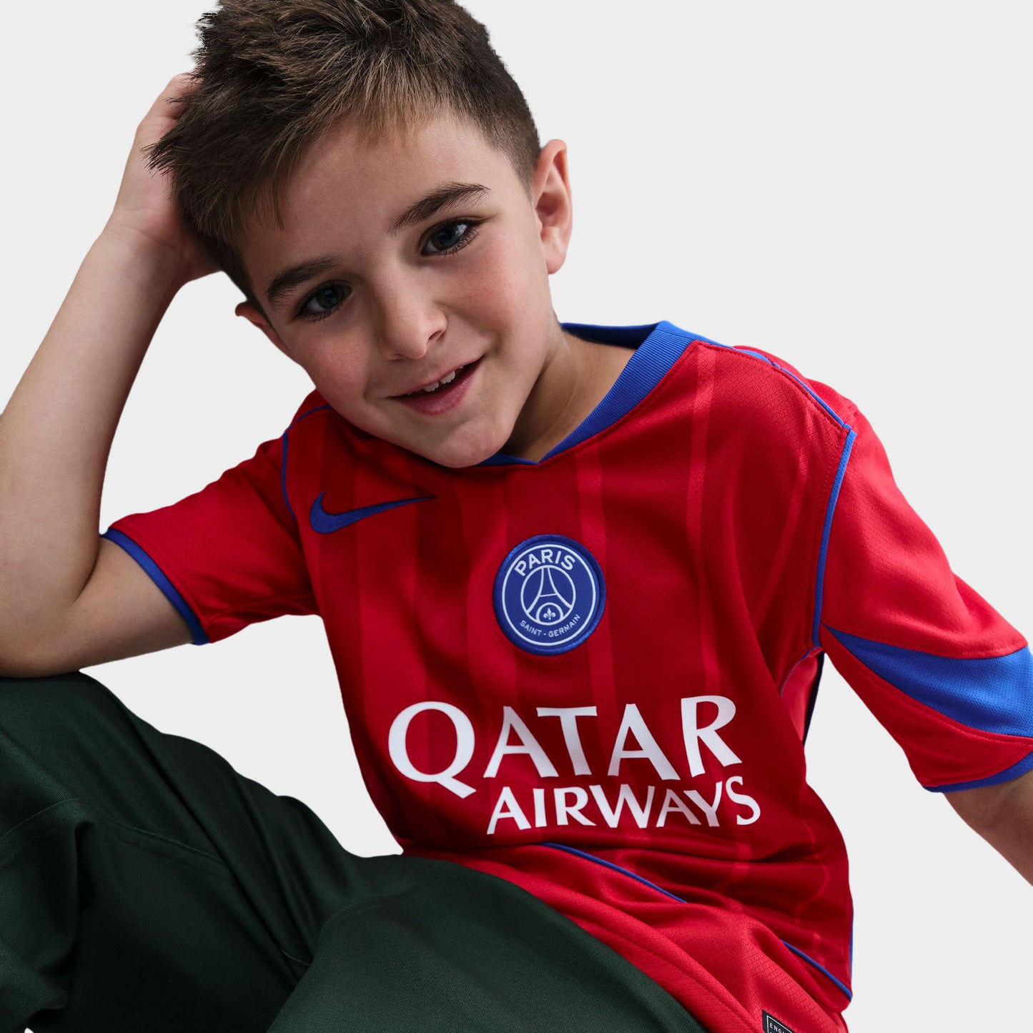 Nike Juniors' PSG 25/26 Jersey Stad 3R Global Red / Sport Red