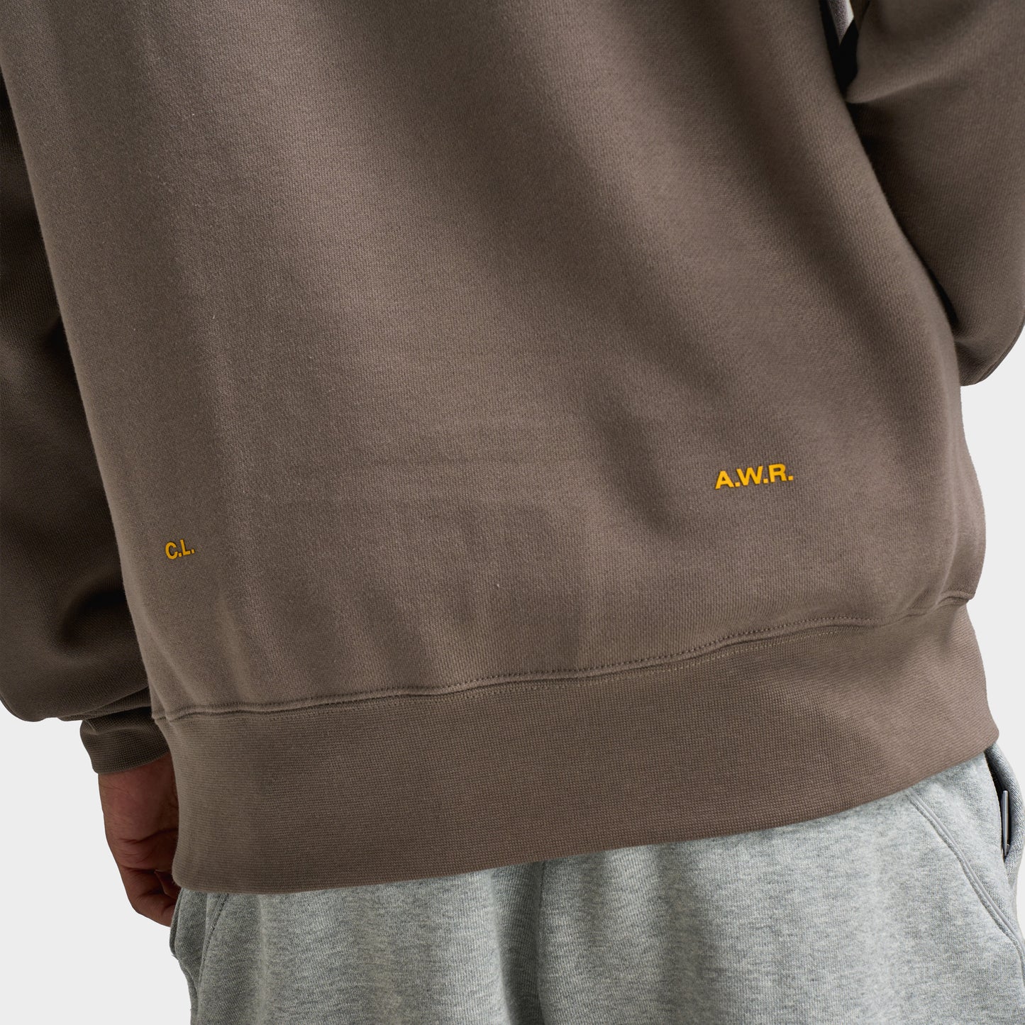 Nike Nocta Hoodie Fleece Olive Grey / Yellow Ochre