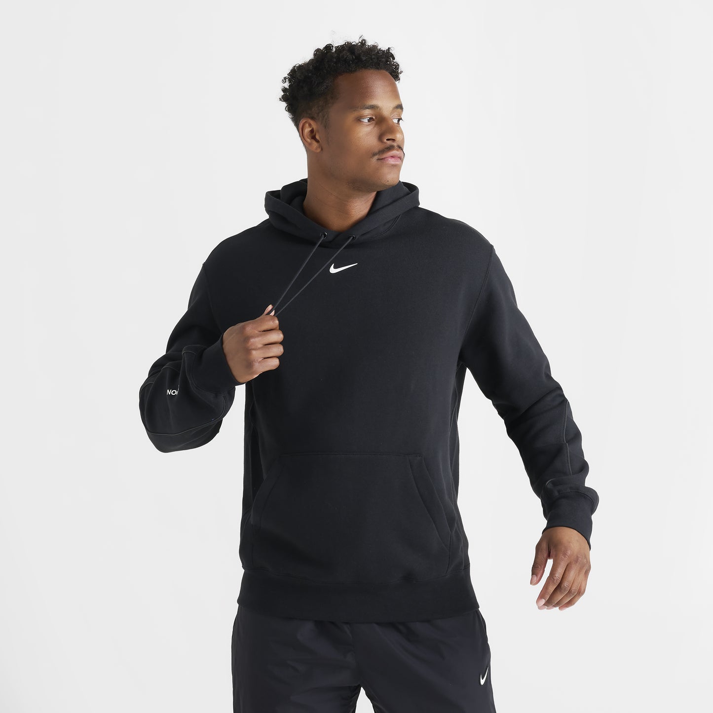 Nike NOCTA Cardinal Fleece Pullover Hoodie Black / White