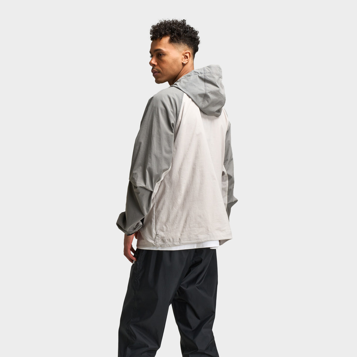 Nike Tech Woven Full Zip Windrunner Jacket Light Iron Ore