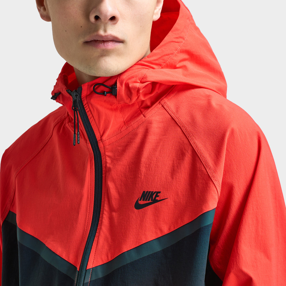 魅了 Nike Tech Woven Full Zip Windrunner Jacket Black / Lt ナイロンジャケット