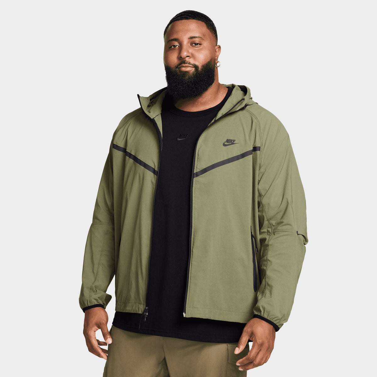 Green nike windbreaker jacket new arrivals