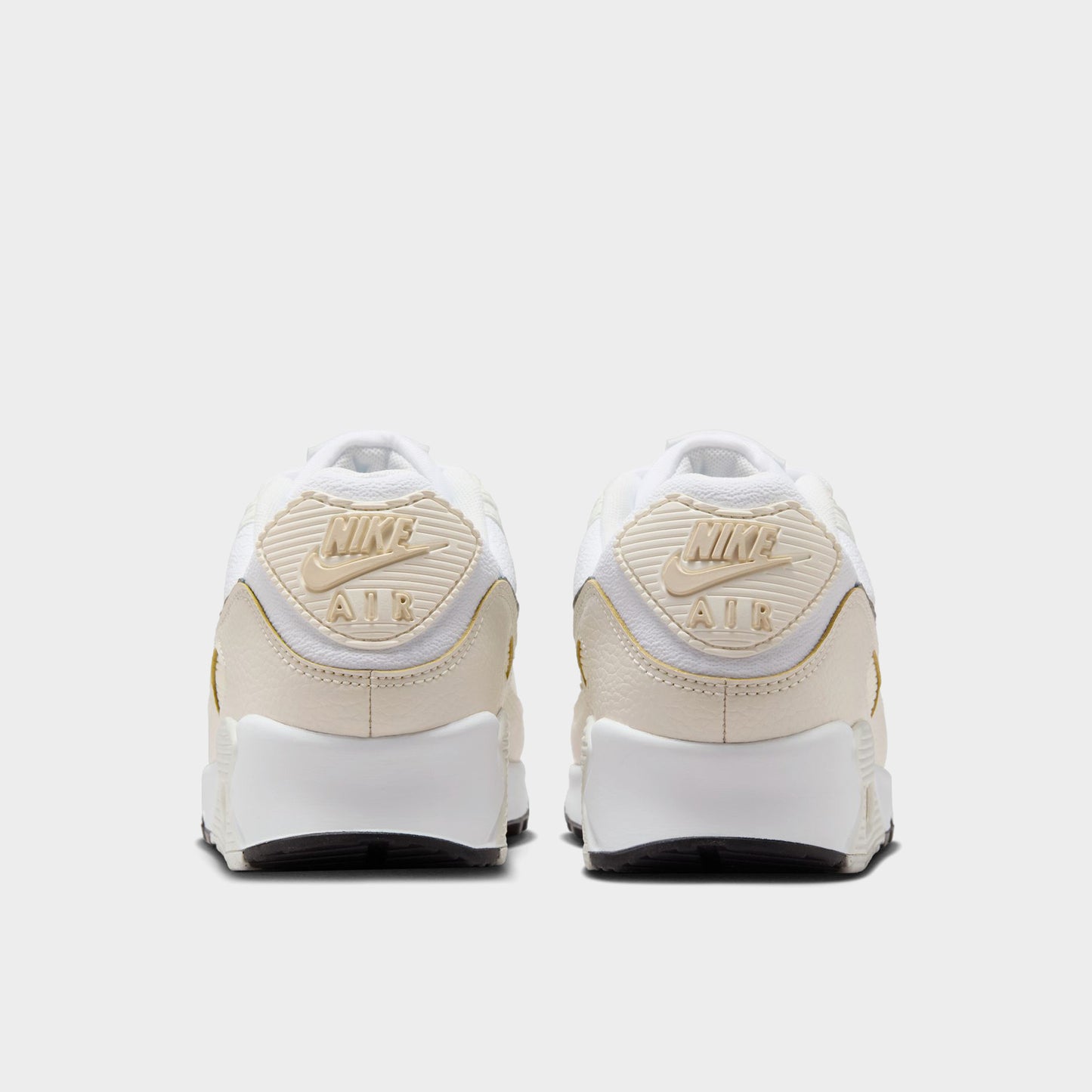 Nike Women's Air Max 90 White / Flat Pewter - Light Orewood Brown