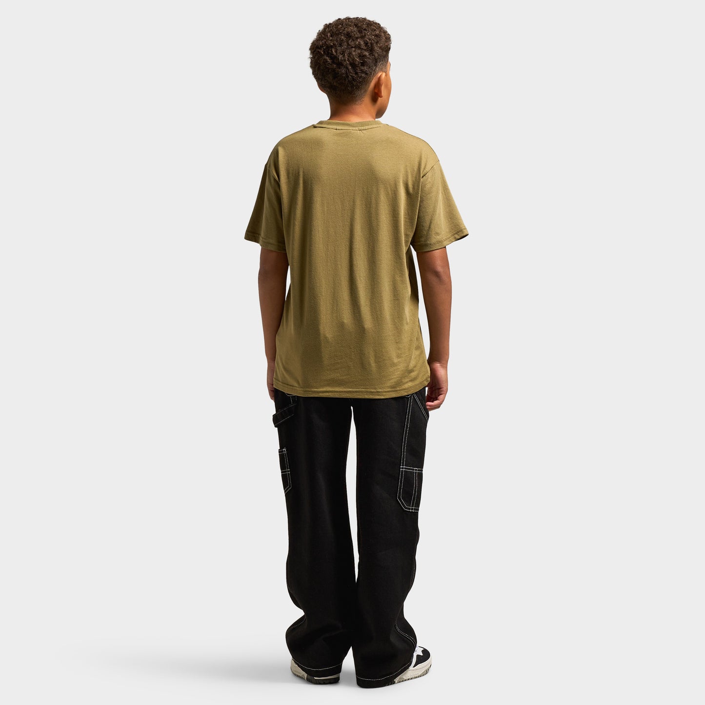 Mitchell & Ness Juniors' Stacked Tee - Raptors / Olive