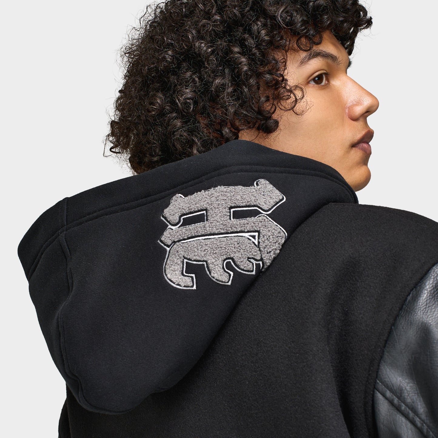 Hoodrich Veste à Capuche Vertigo Varsity Noir / Lava Smoke