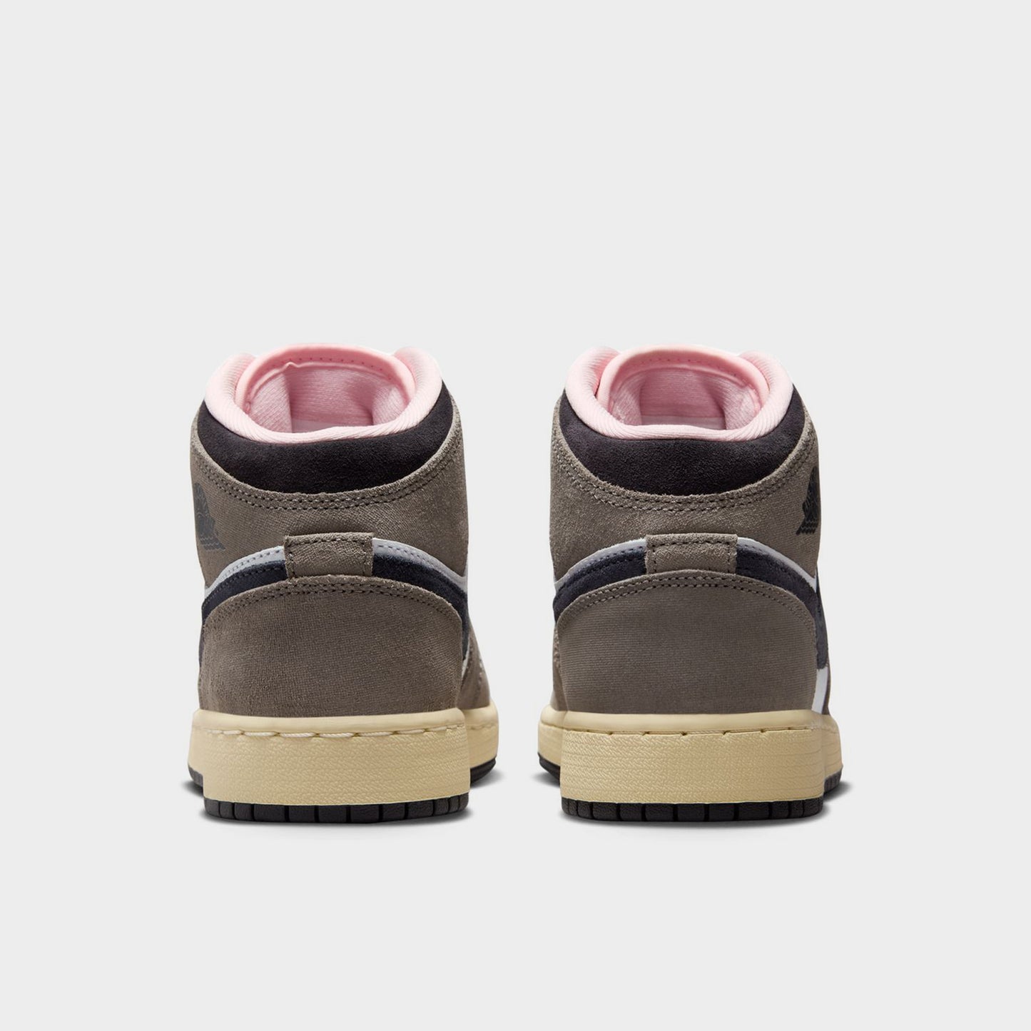 Jordan 1 Mid SE GS White / Oil Grey - Cave Stone