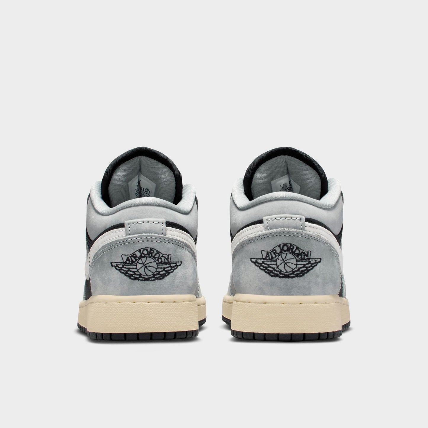 Jordan 1 Low SE GS Light Smoke Grey / Black - Sail