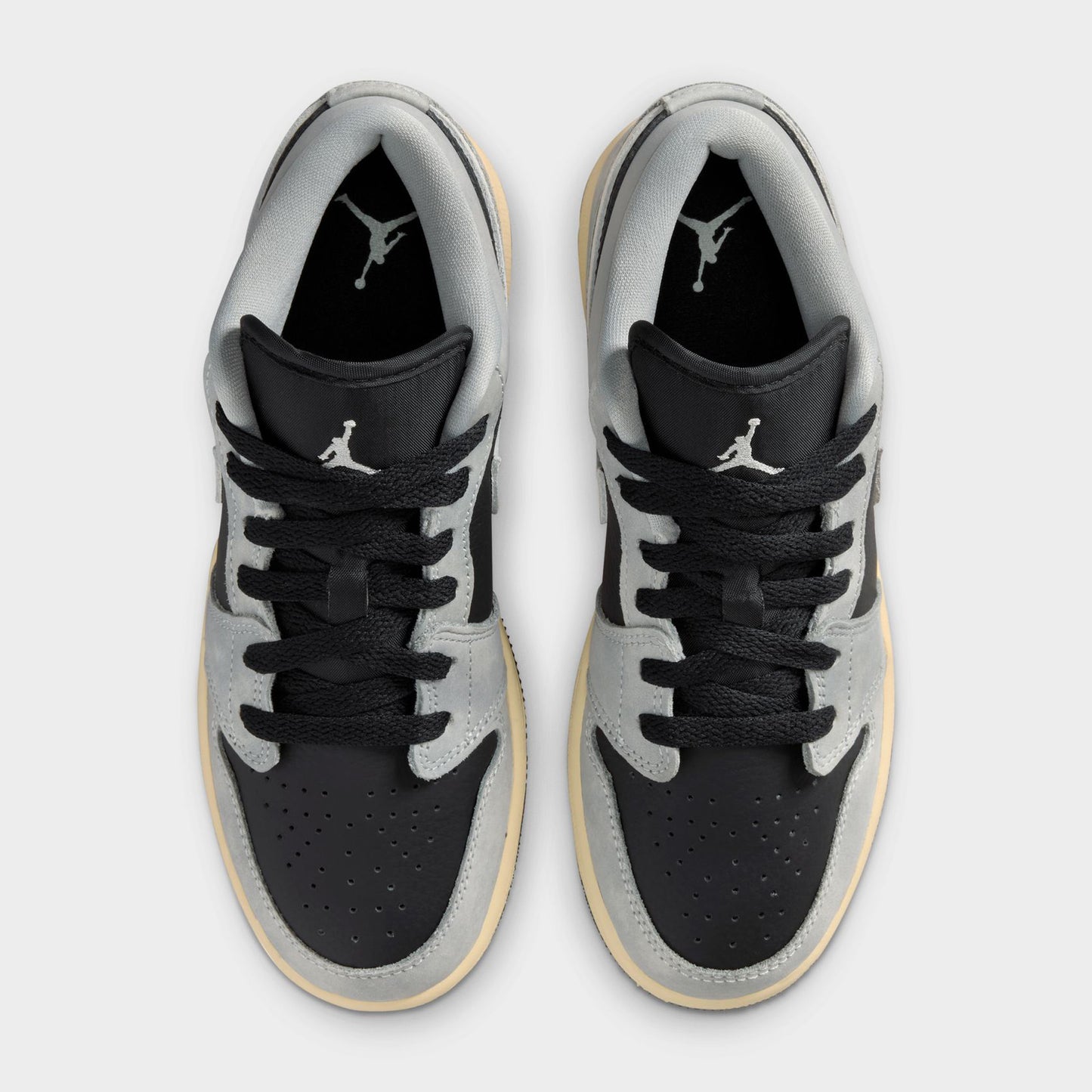 Jordan 1 Low SE GS Light Smoke Grey / Black - Sail