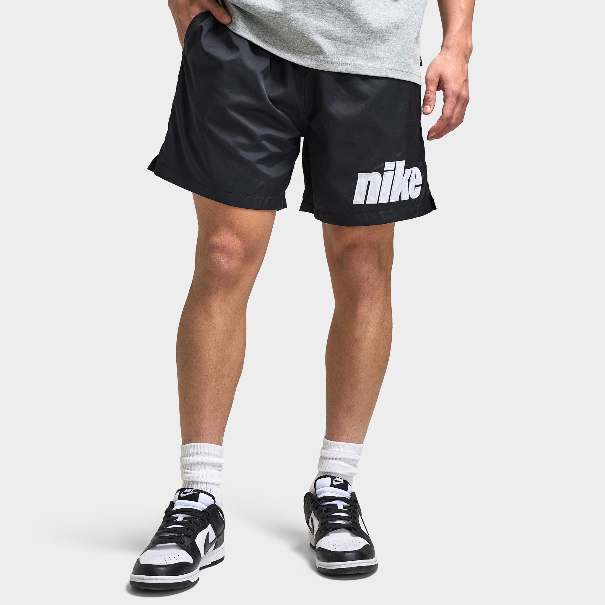 Nike Club Flow Shorts Block Black White – JD Sports