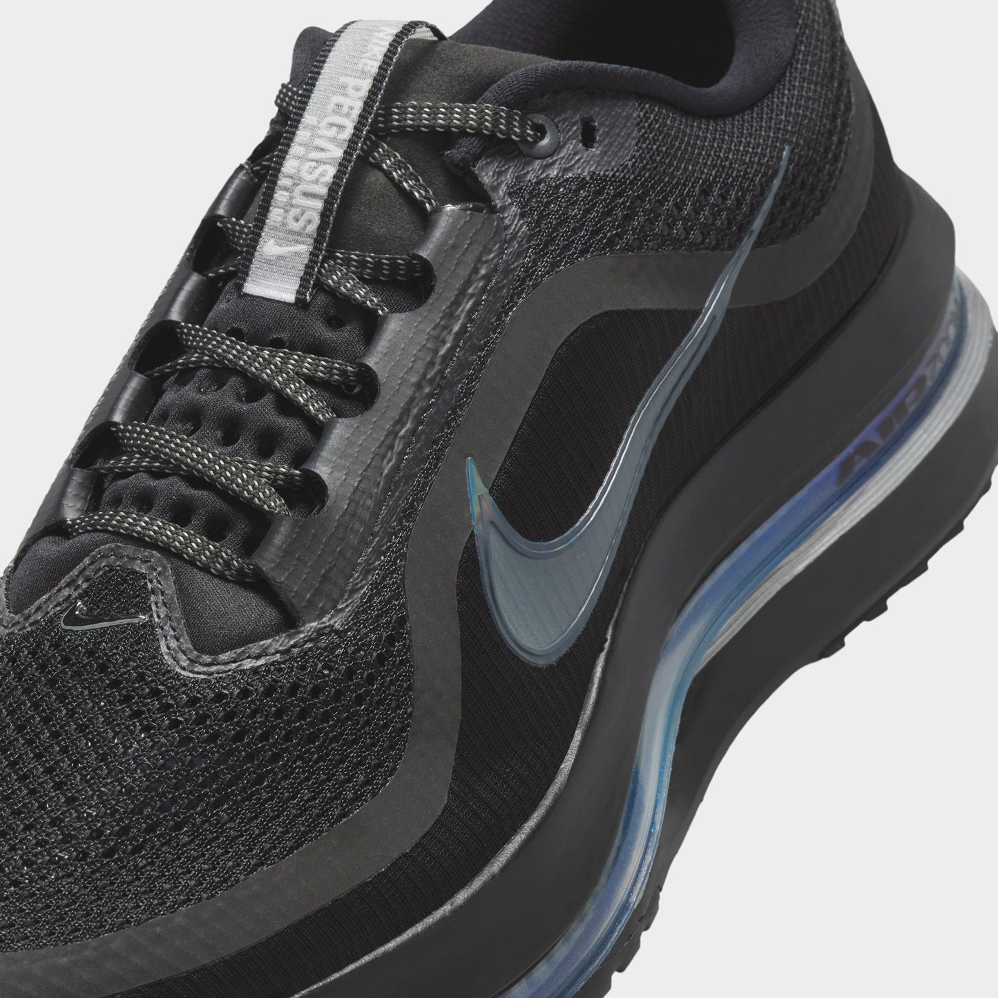 Nike Pegasus Premium Noir / Noir - Argent métallisé