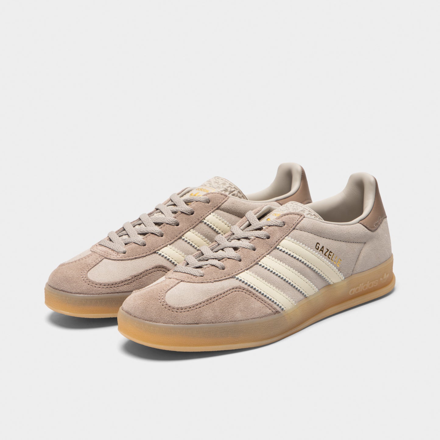 adidas Women's Gazelle Light Brown / Off White - Gum