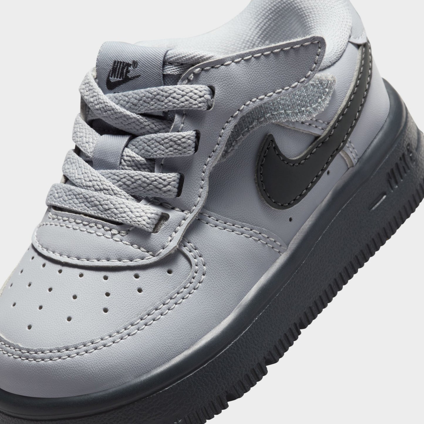 Nike Air Force 1 Low Easyon TD Gris Loup / Gris Fumé Foncé