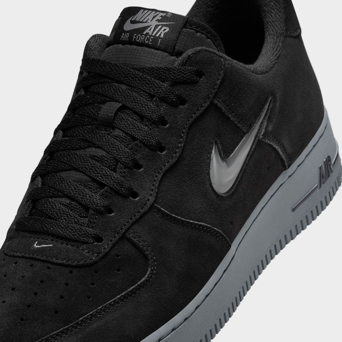 Nike Air Force 1 Jewel Black Cool Grey JD Sports