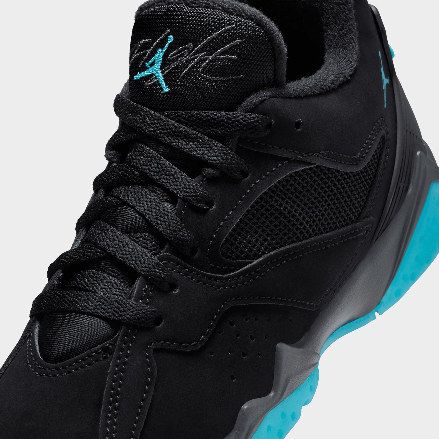 Jordan 7 RM GS Black / Gamma Blue - Anthracite
