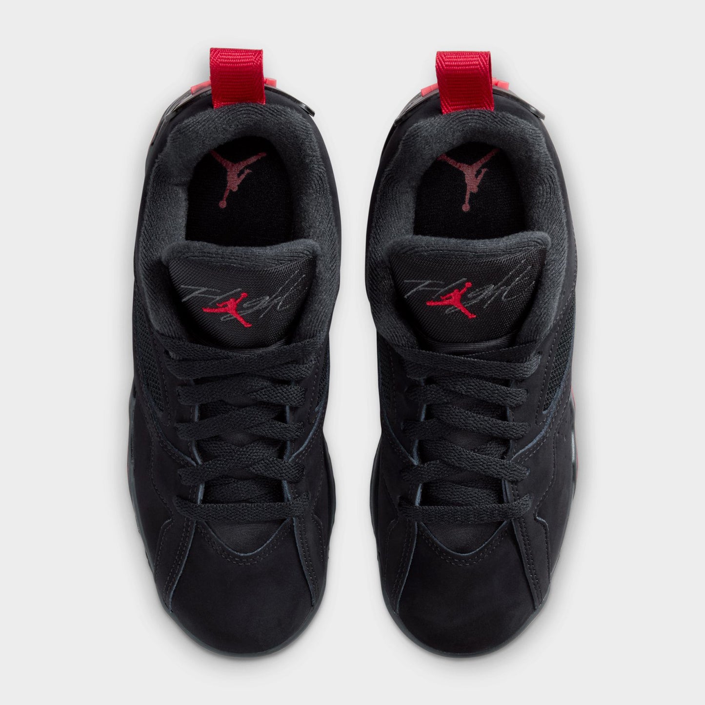 Jordan 7 RM GS Noir / Rouge gym - Anthracite