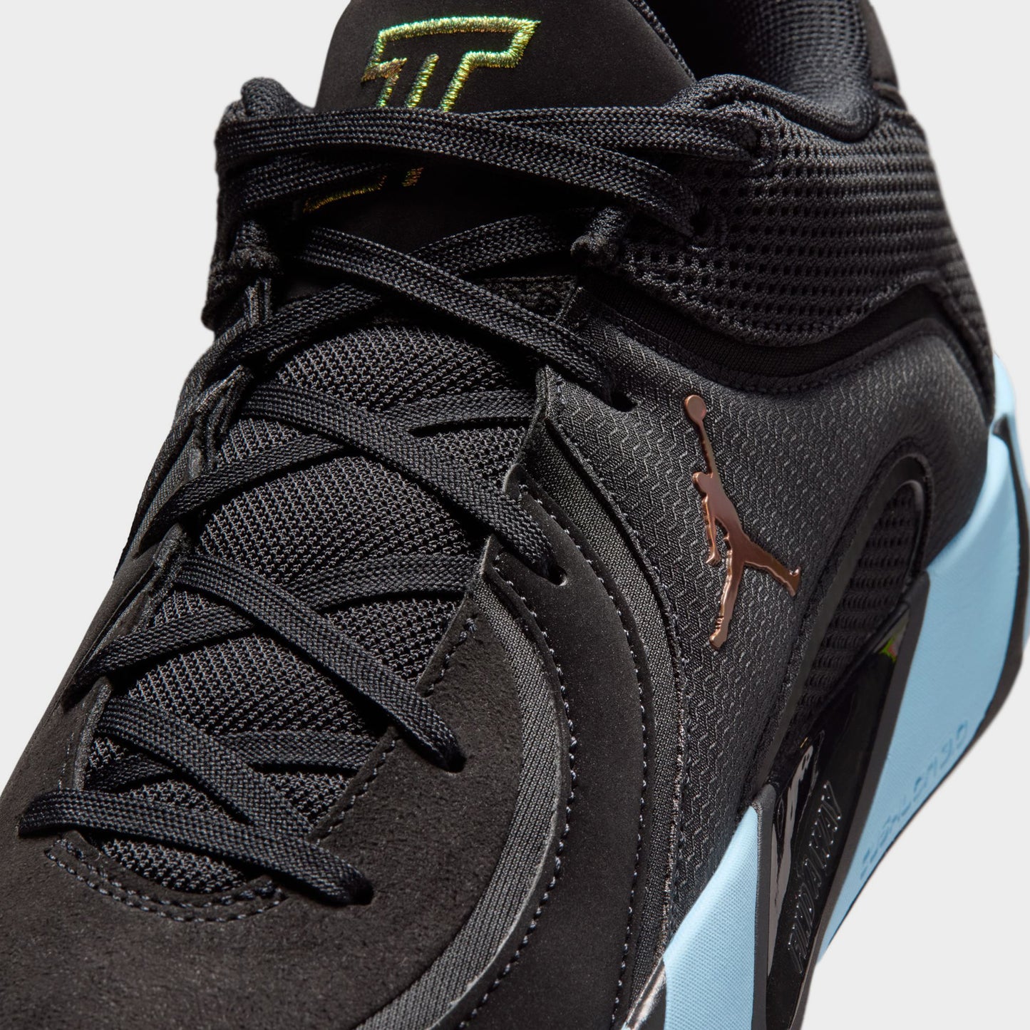 Jordan Tatum 4 Black / Ice Blue