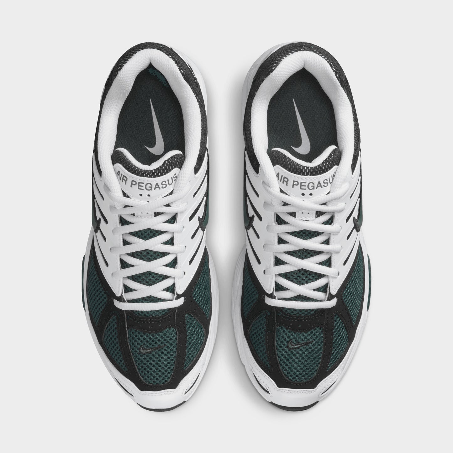 Nike Women's Air Pegasus 2005 White / Vintage Green - Black