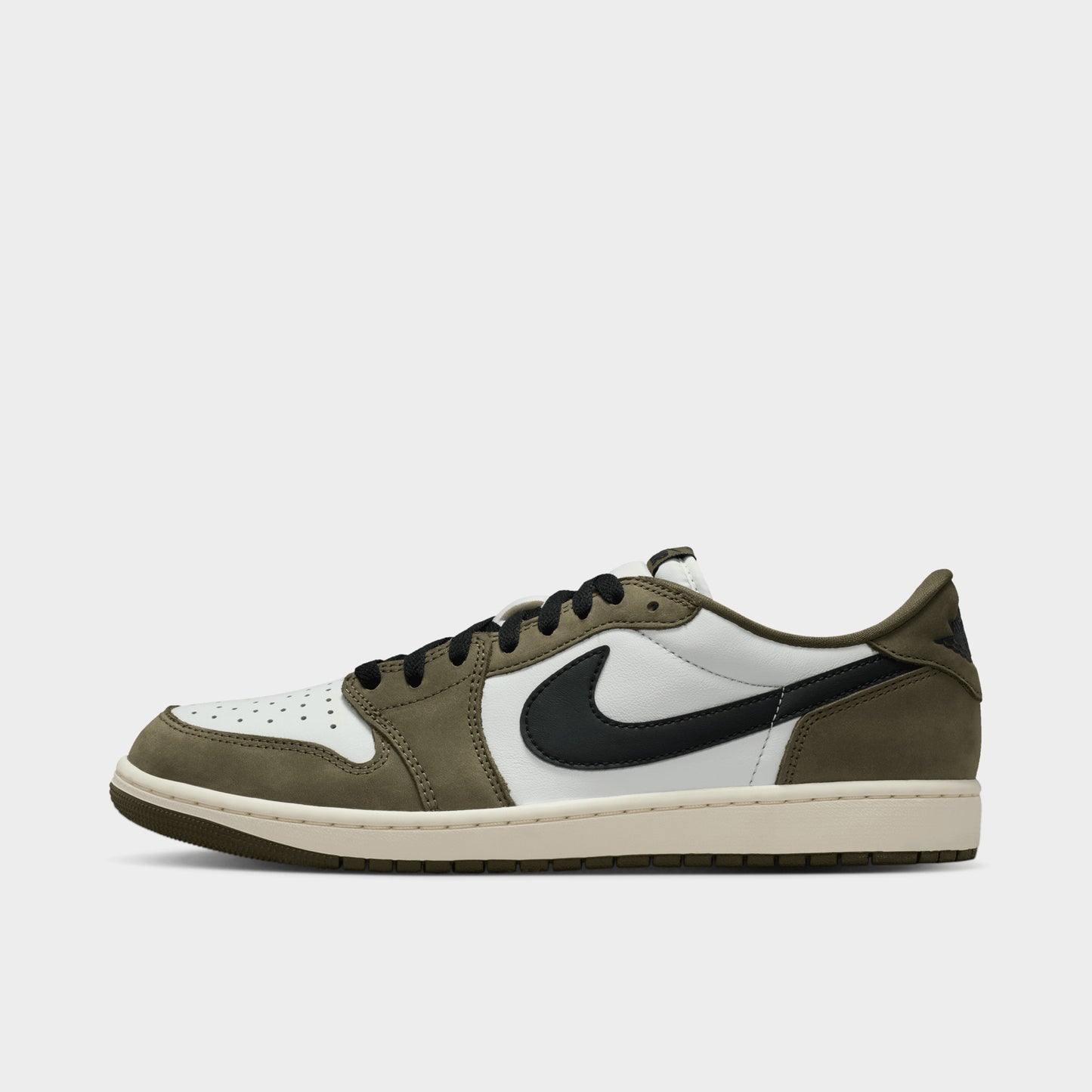 Jordan 1 Retro Low Medium Olive / Black - Summit White