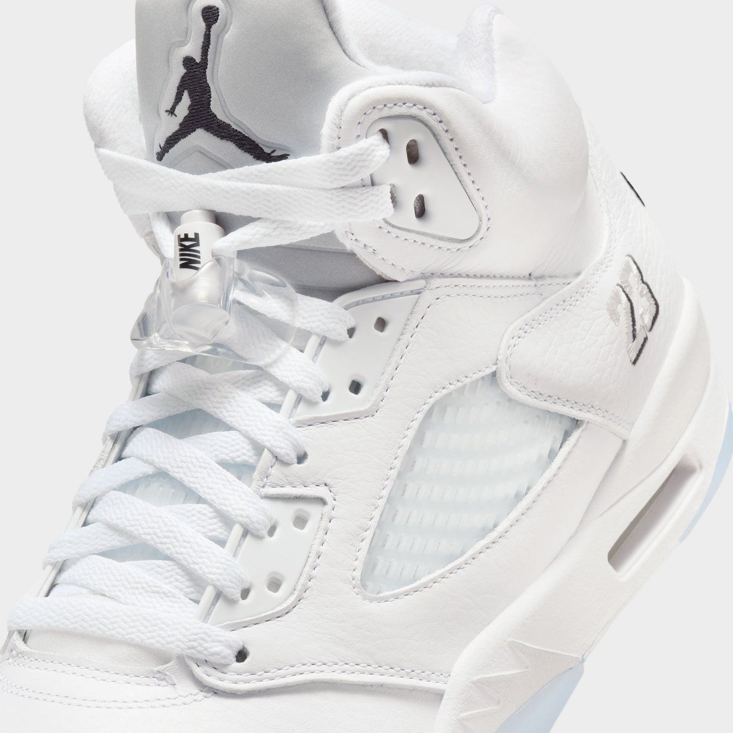 Jordan 5 Retro OG White / Black - Metallic Silver