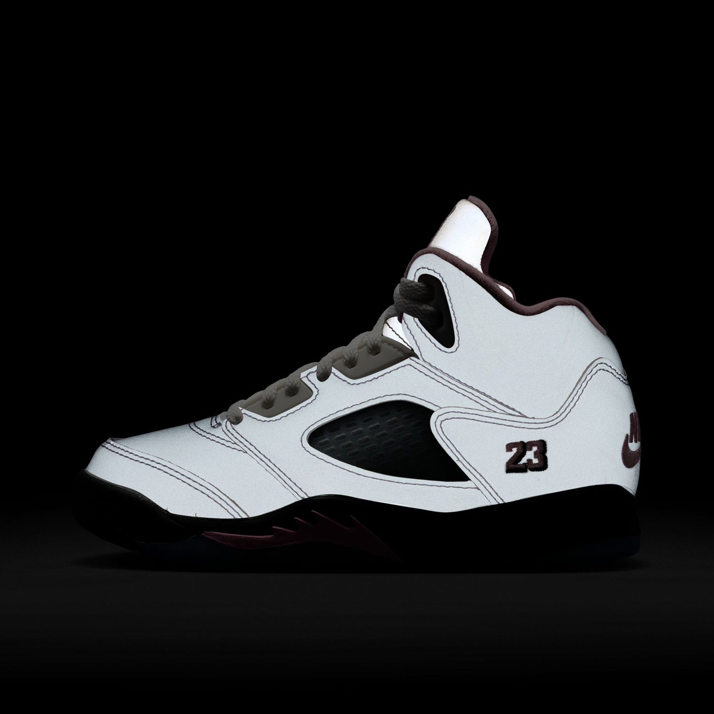 Jordan 5 Retro PS White / Medium Soft Pink - Black