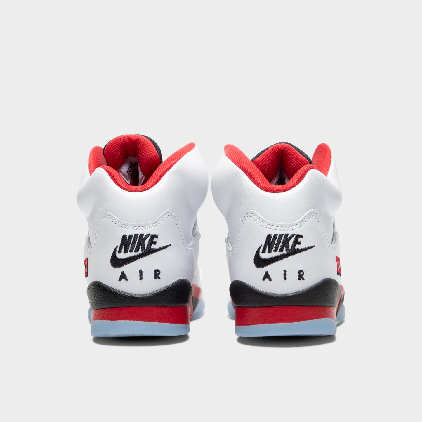 Jordan 5 Retro GS White / Fire Red - Black