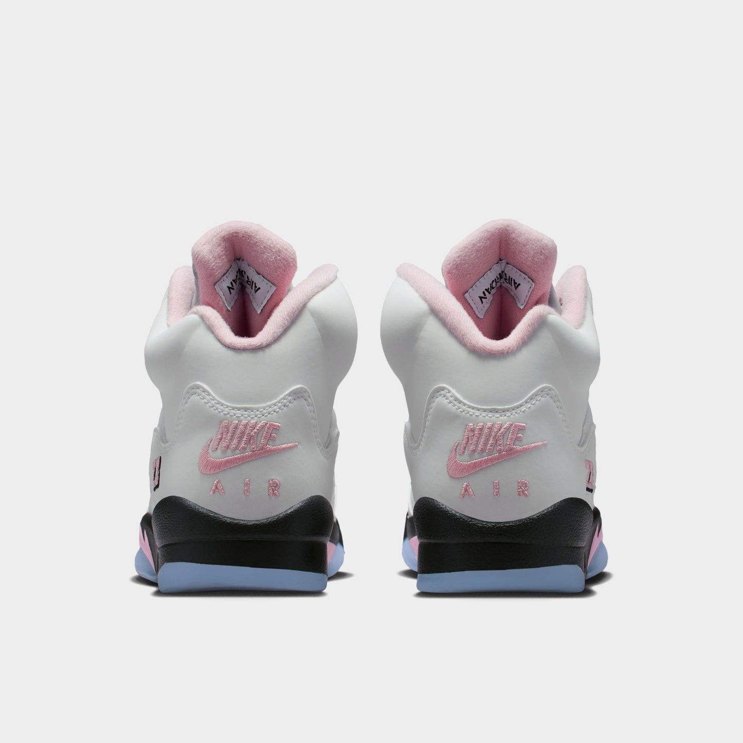 Jordan 5 Retro GS White / Medium Soft Pink - Black
