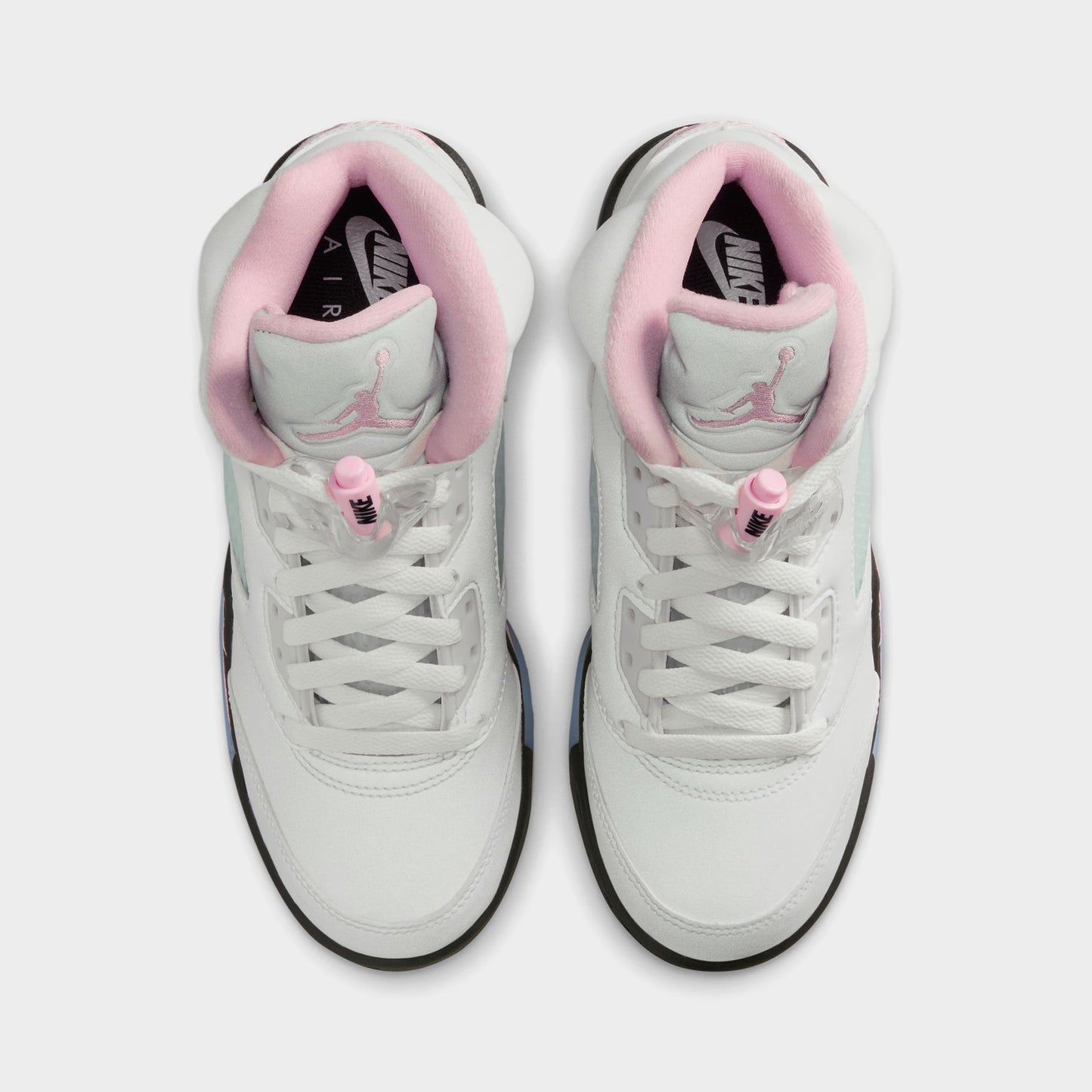 Jordan 5 Retro GS White / Medium Soft Pink - Black