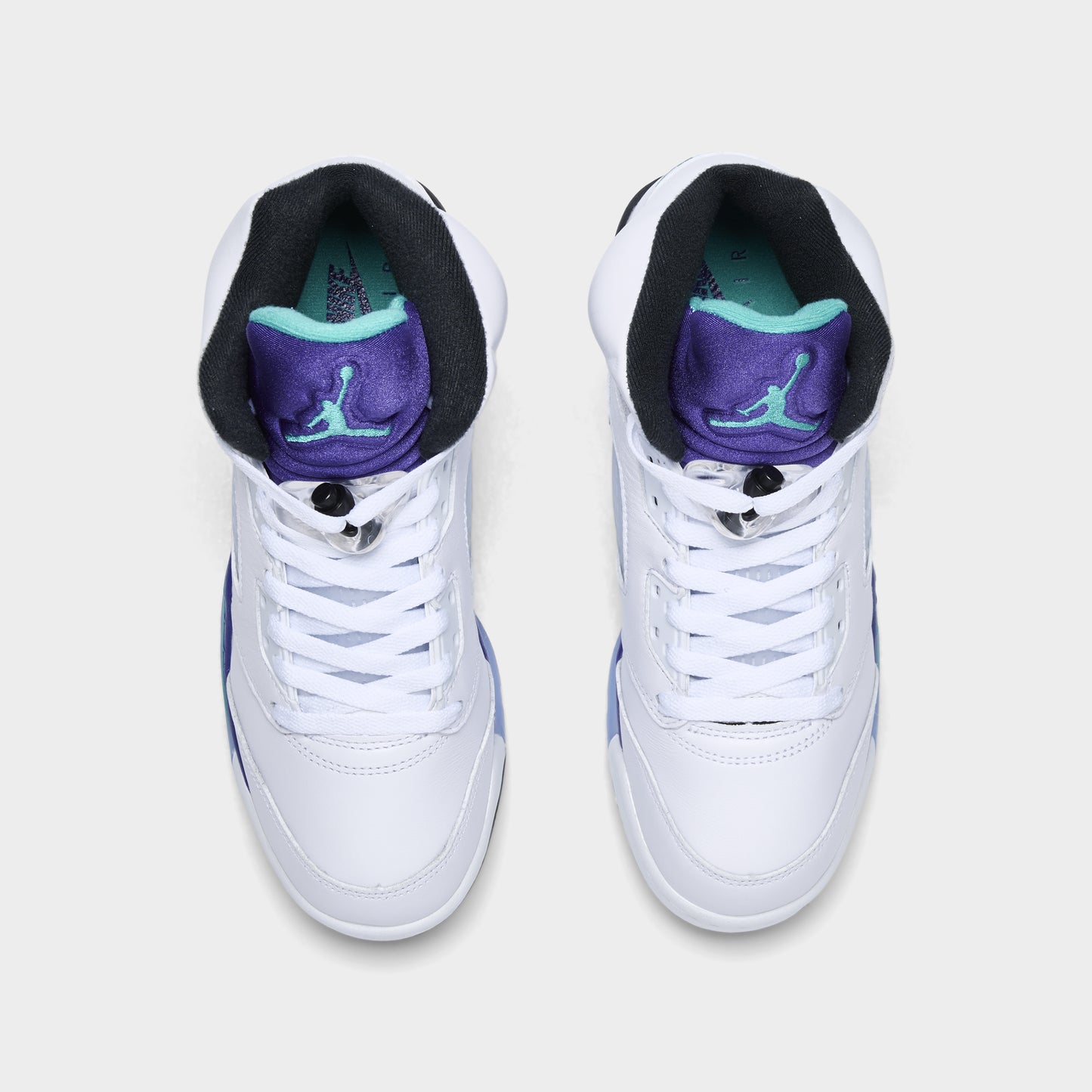 Jordan 5 Rétro OG GS Blanc / Nouvelle Émeraude - Raisin Glacé