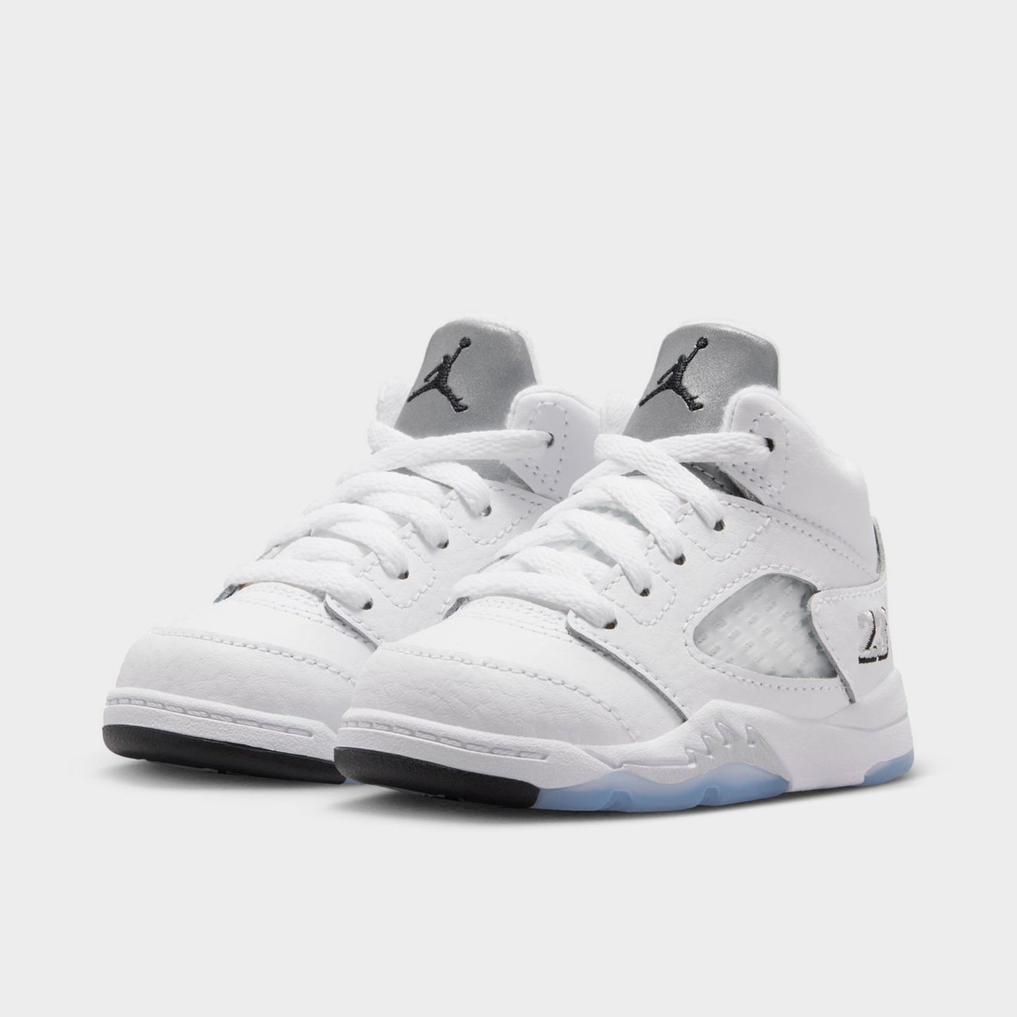 Jordan 5 Retro TD Blanc / Noir - Argent Métallique