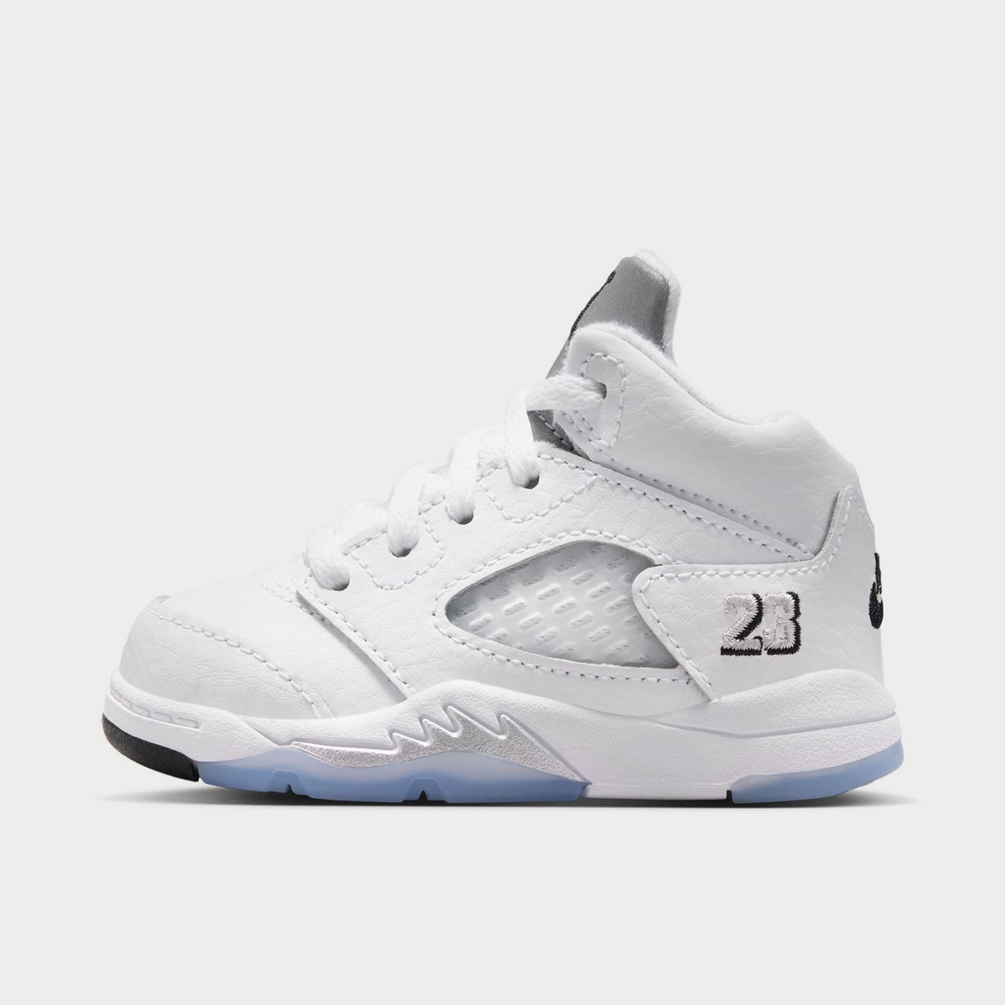 Jordan 5 Retro TD Blanc / Noir - Argent Métallique