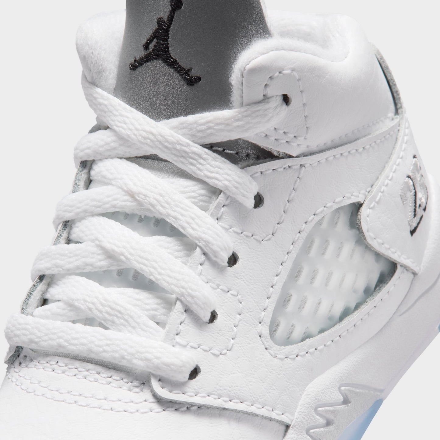 Jordan 5 Retro TD Blanc / Noir - Argent Métallique