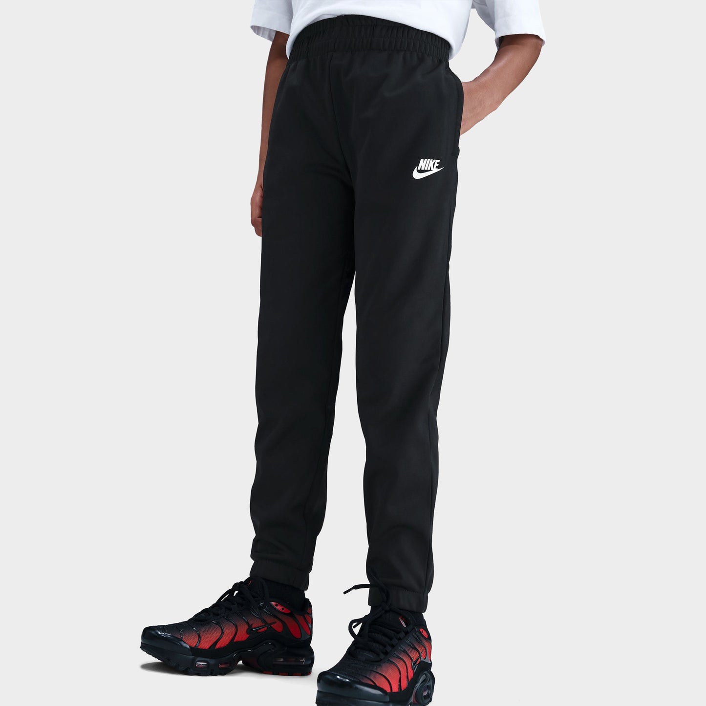 Nike Sportswear Juniors' Full Zip Tracksuit Set / Black