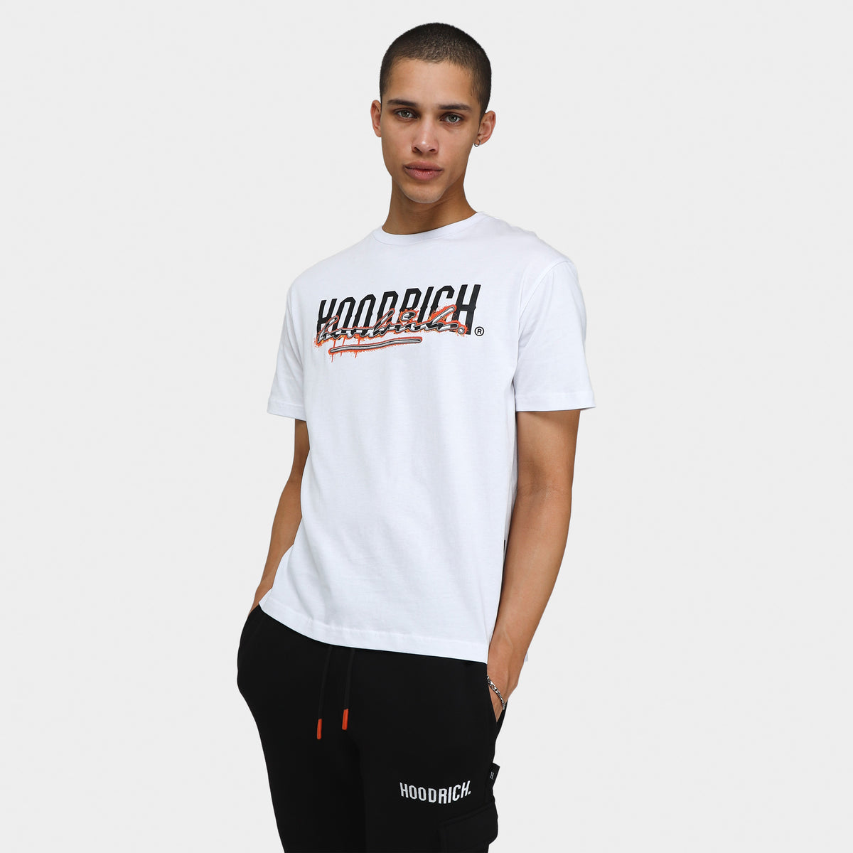 Hoodrich t shirt top white