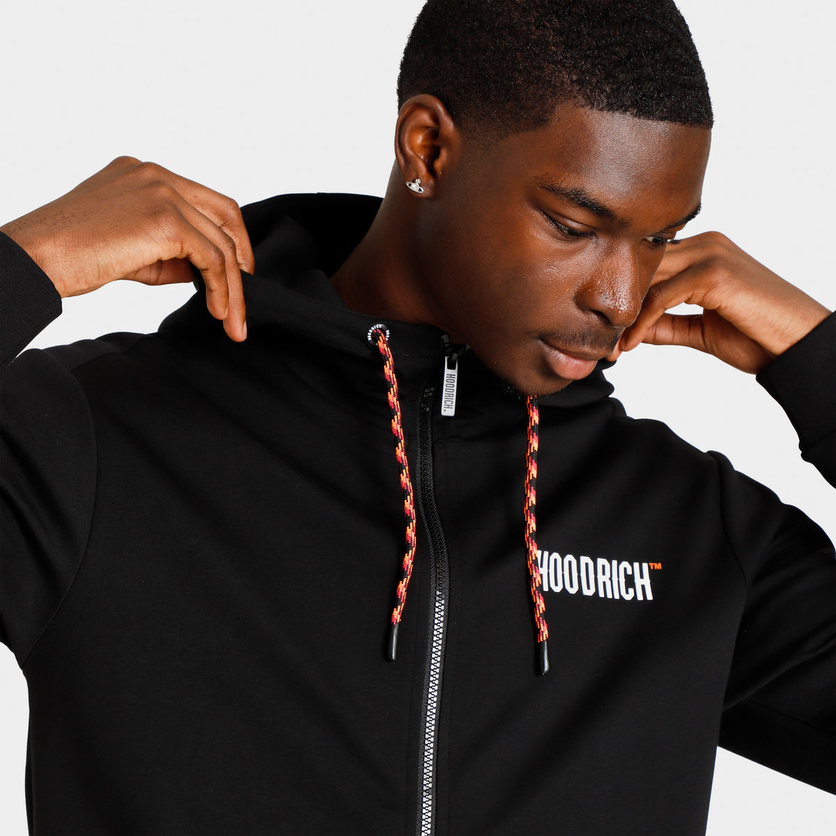 Hoodrich OG Limit Full Zip Hoodie Black JD Sports