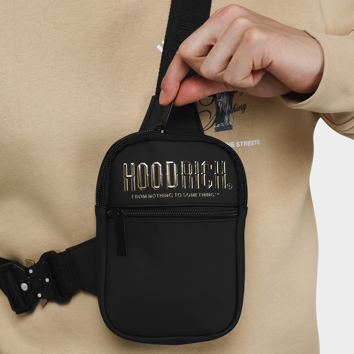 Black gold bag online