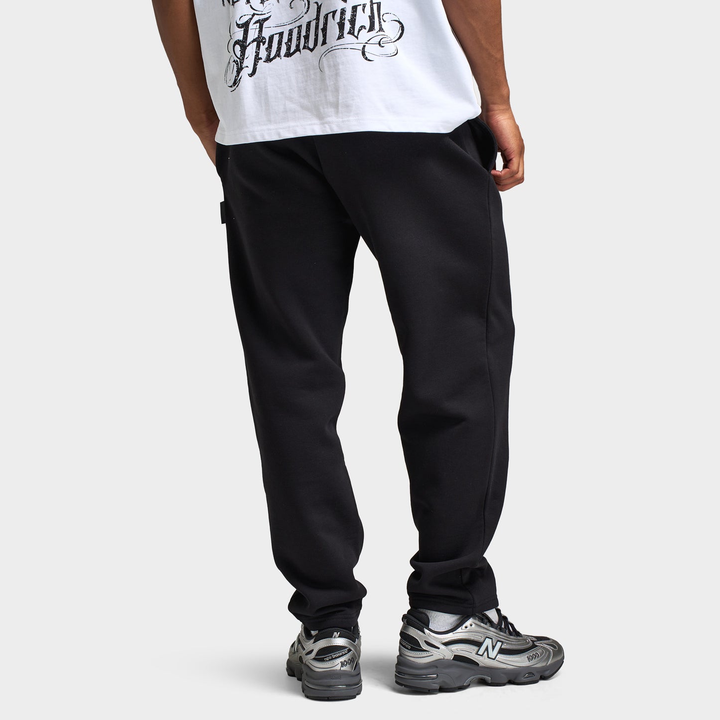 Hoodrich Spectral Open Hem Jogger Black / White