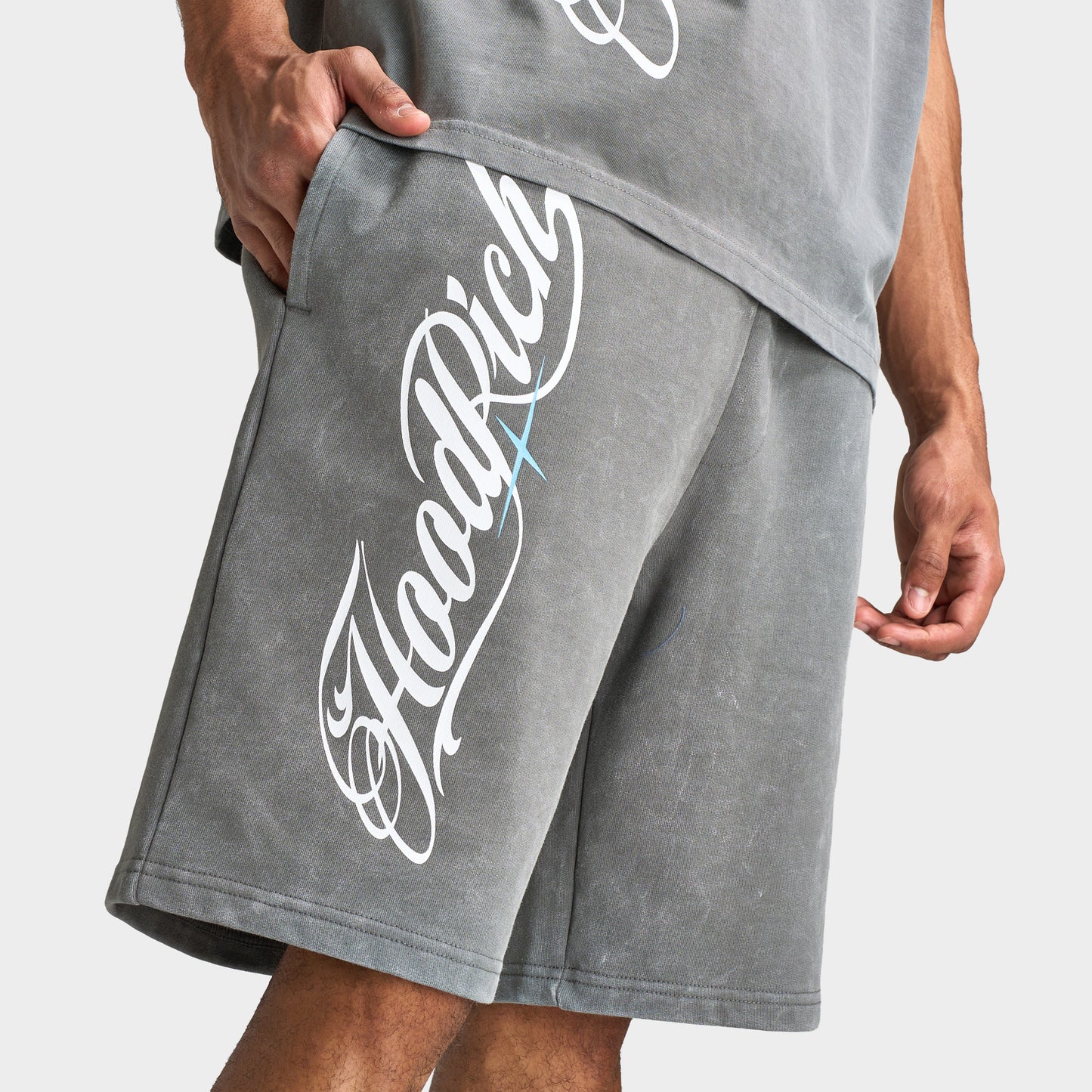 Hoodrich Legacy V2 Short Oversized / Fumée Lave