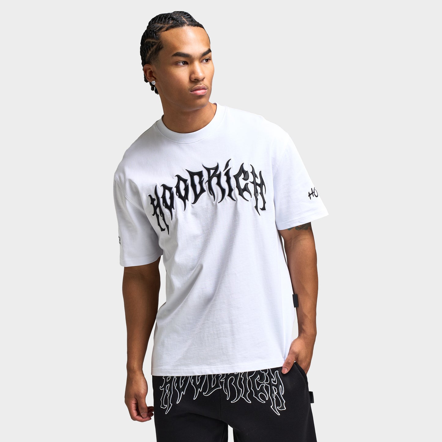 Hoodrich Spectral Oversized T-shirt / White