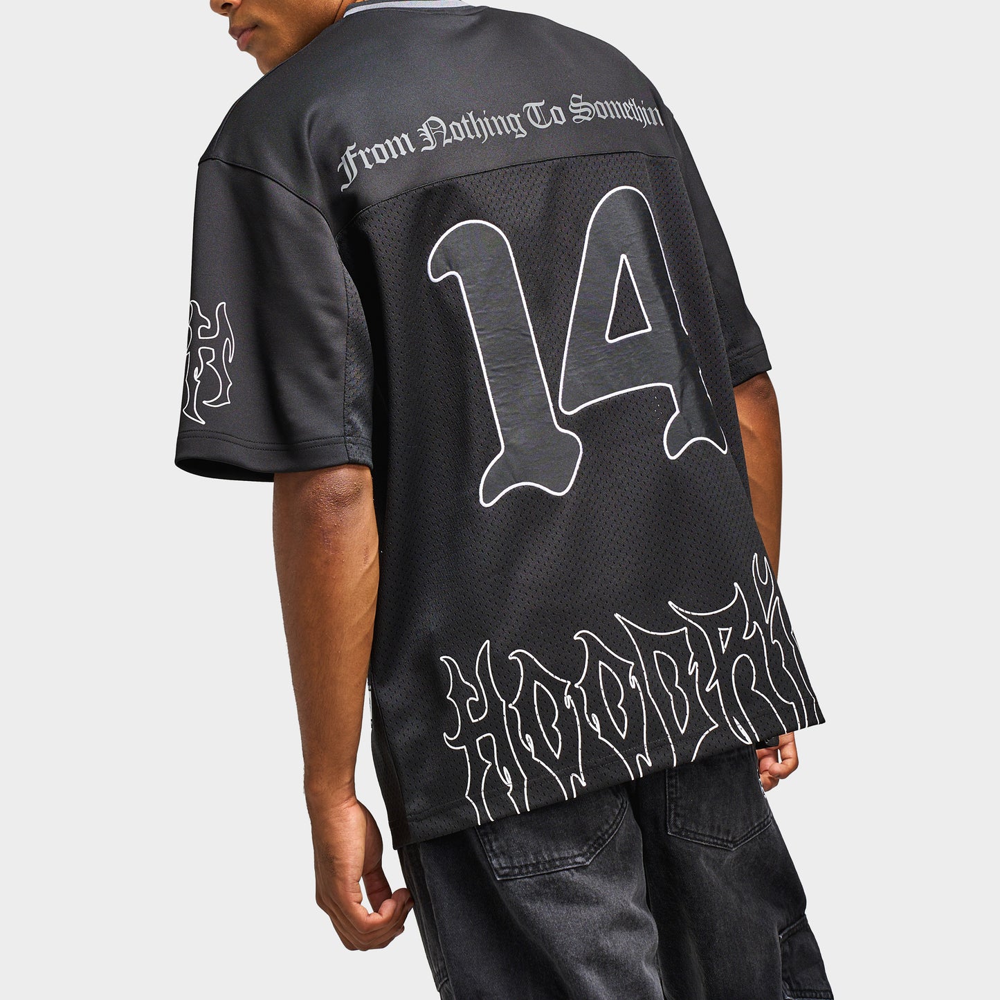 Hoodrich Spectral - Oversized Mesh Jersey / Black