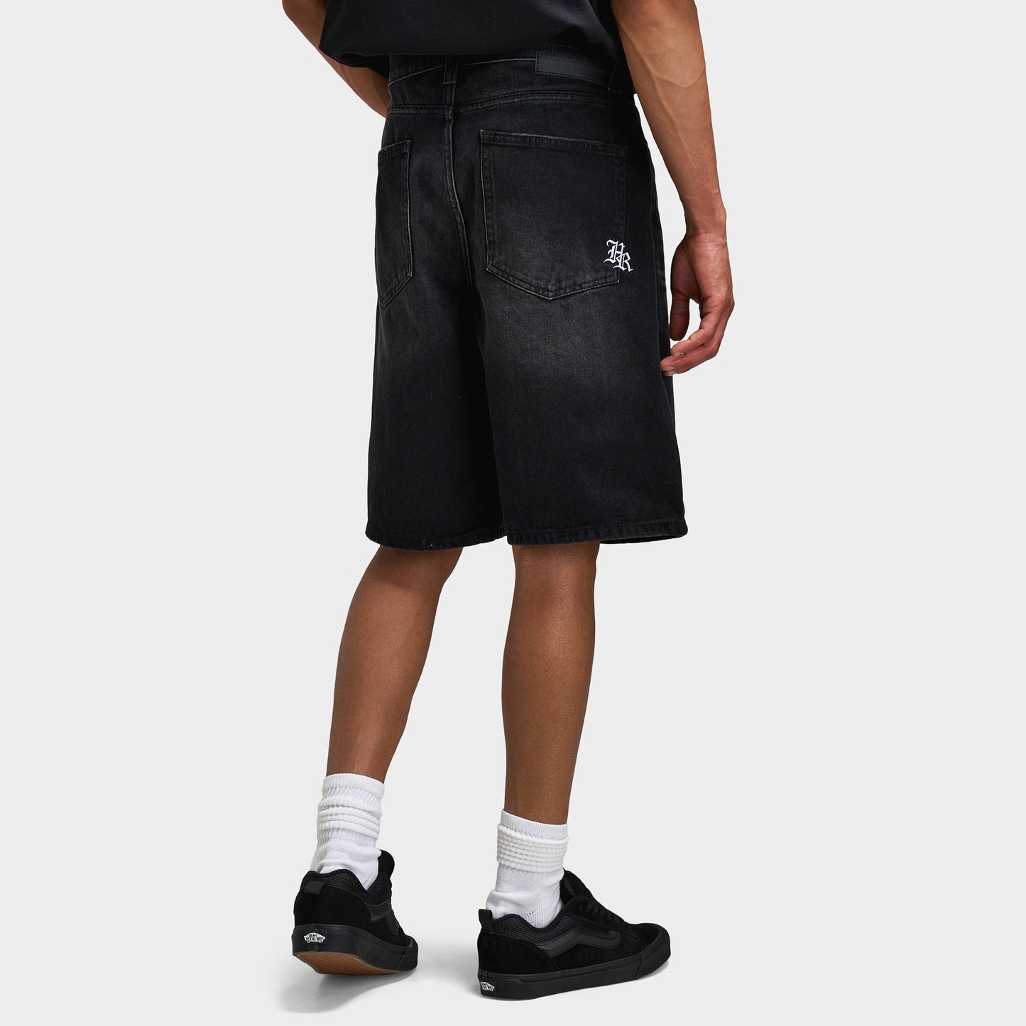 Hoodrich Ritual Denim Jorts Black / White